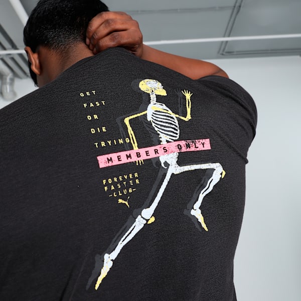 "Run Club" Men's Running Tee, PUMA Black, extralarge-IND